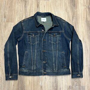 Old Navy Jean Jacket Denim Jacket Medium Men's Dark Blue